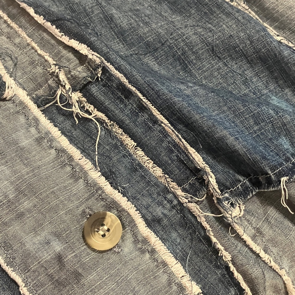 Jaded Gypsy Patchwork Denim Jean Duster Jacket - Picture 8 of 8